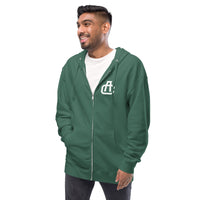 Monogram Zip Up Hoodie