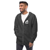 Monogram Zip Up Hoodie