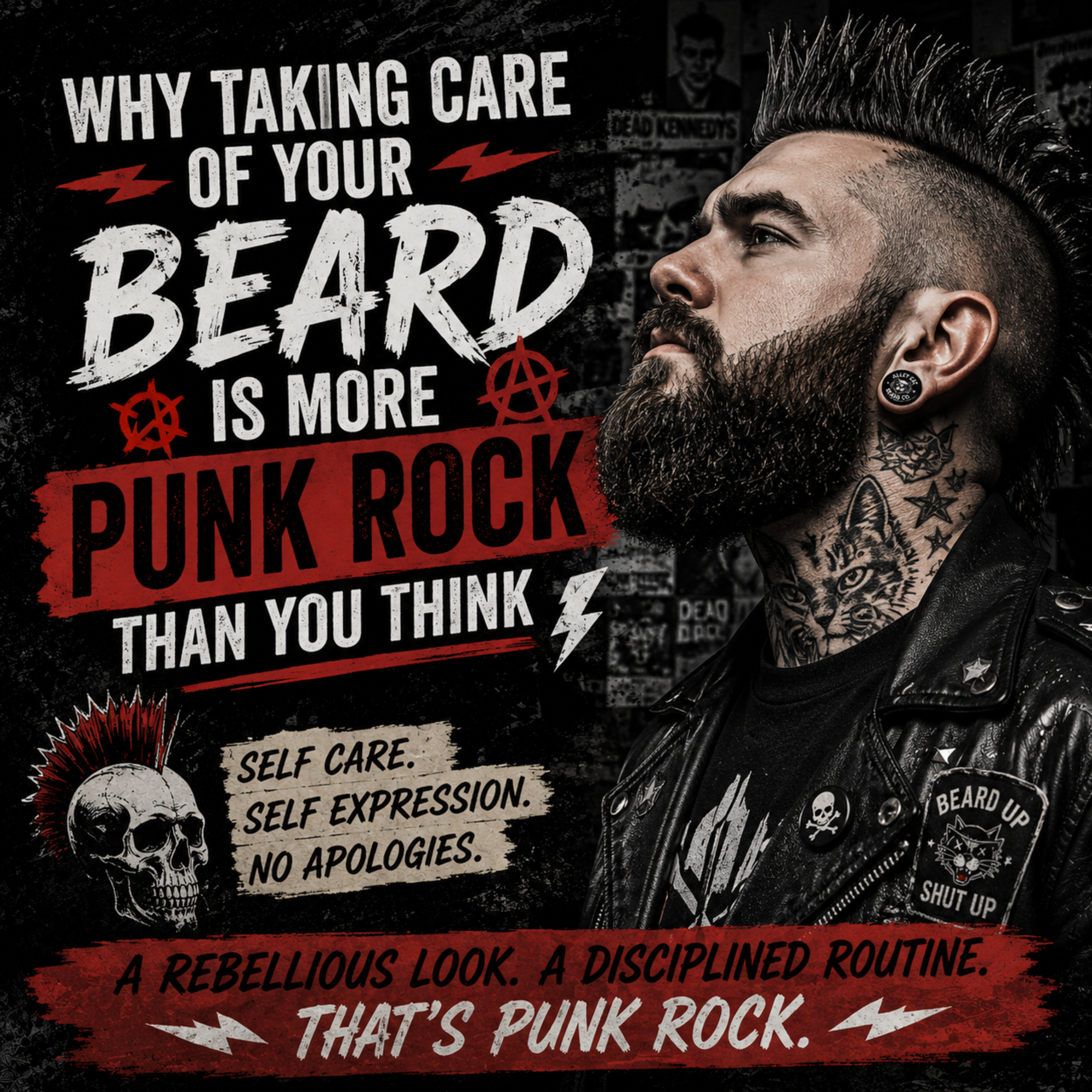 Why Taking Care of Your Beard Is More Punk Rock Than You Think