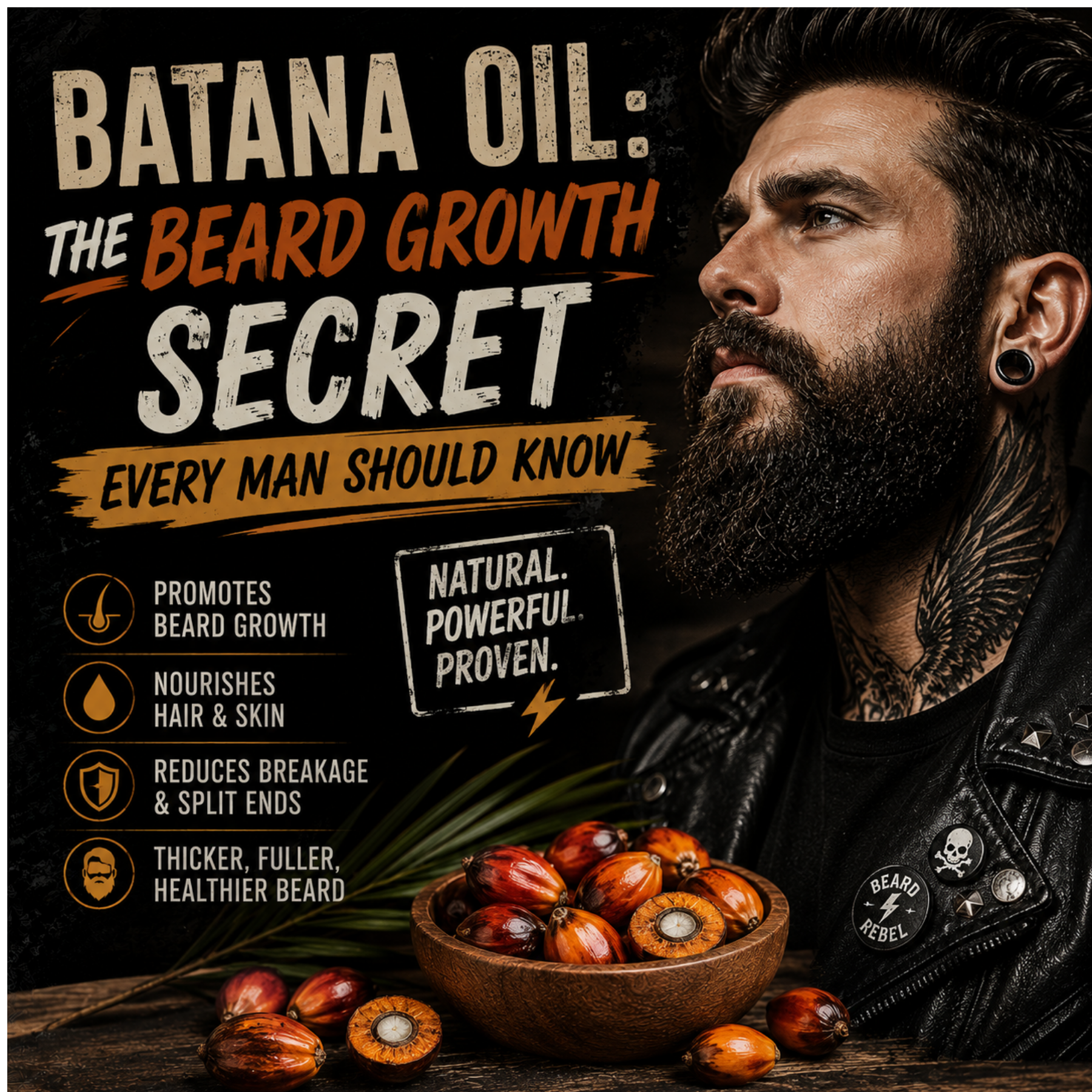 Batana Oil: The Beard Growth Secret Every Man Should Know