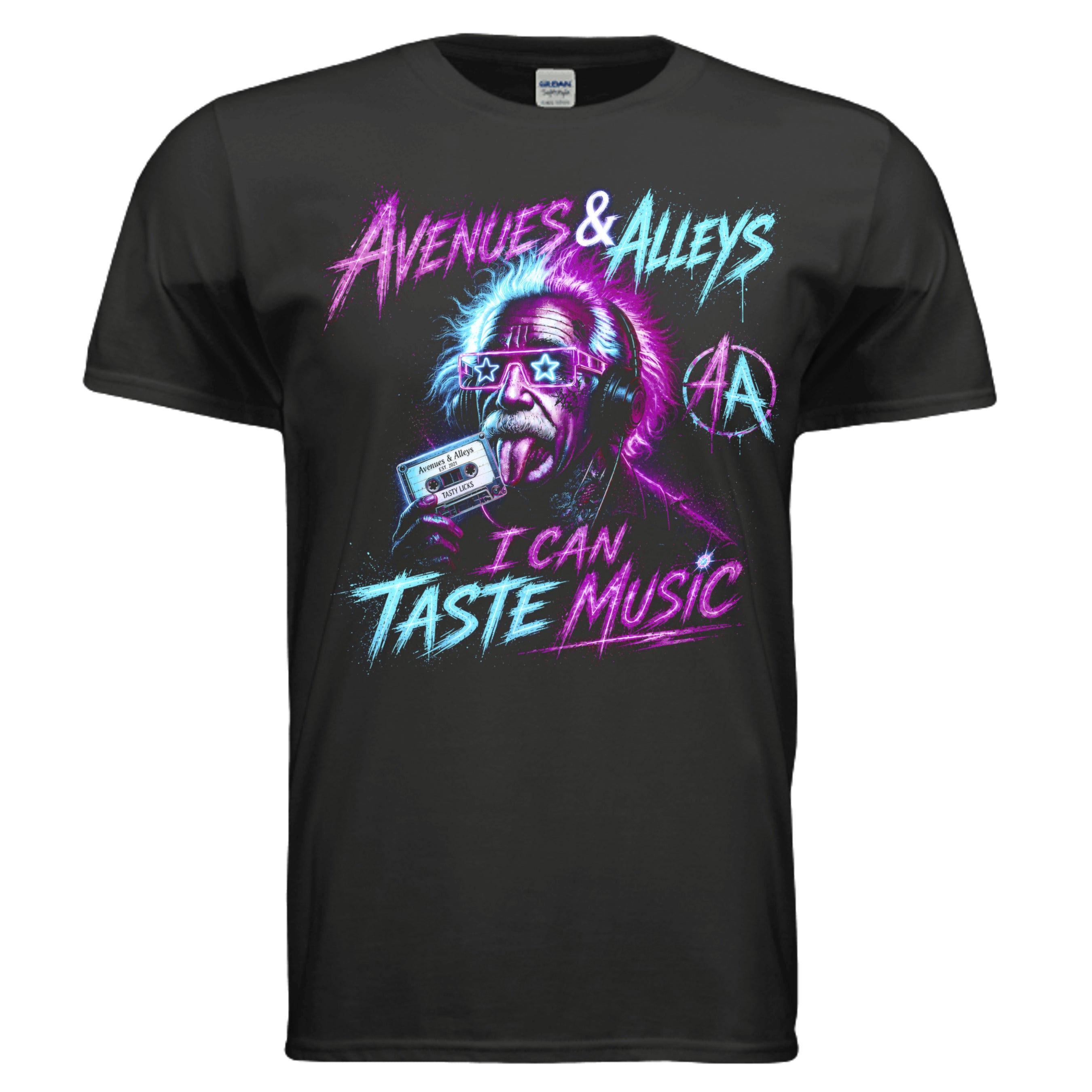 I Can Taste Music Punk Graphic Tee | Retro Music Shirt | Avenues