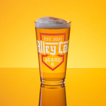 Alley Cat Beard Co Pint Glass